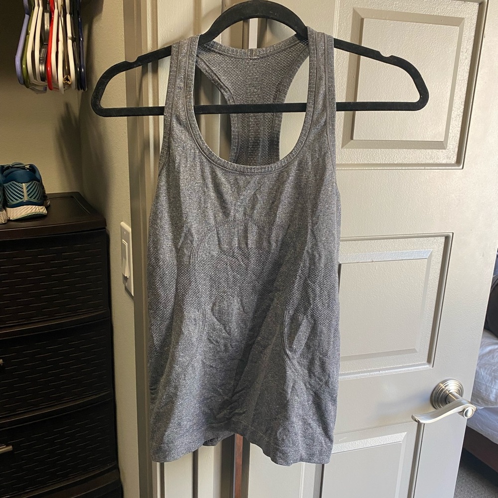 Lululemon Swiftly Tech Grey Racerback Tank